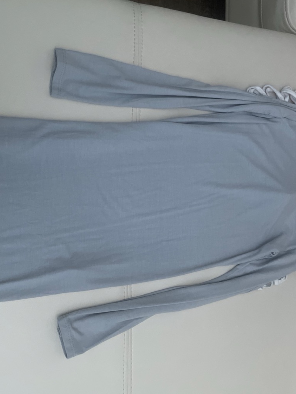 Light Blue Long Sleeve Women's Chemise